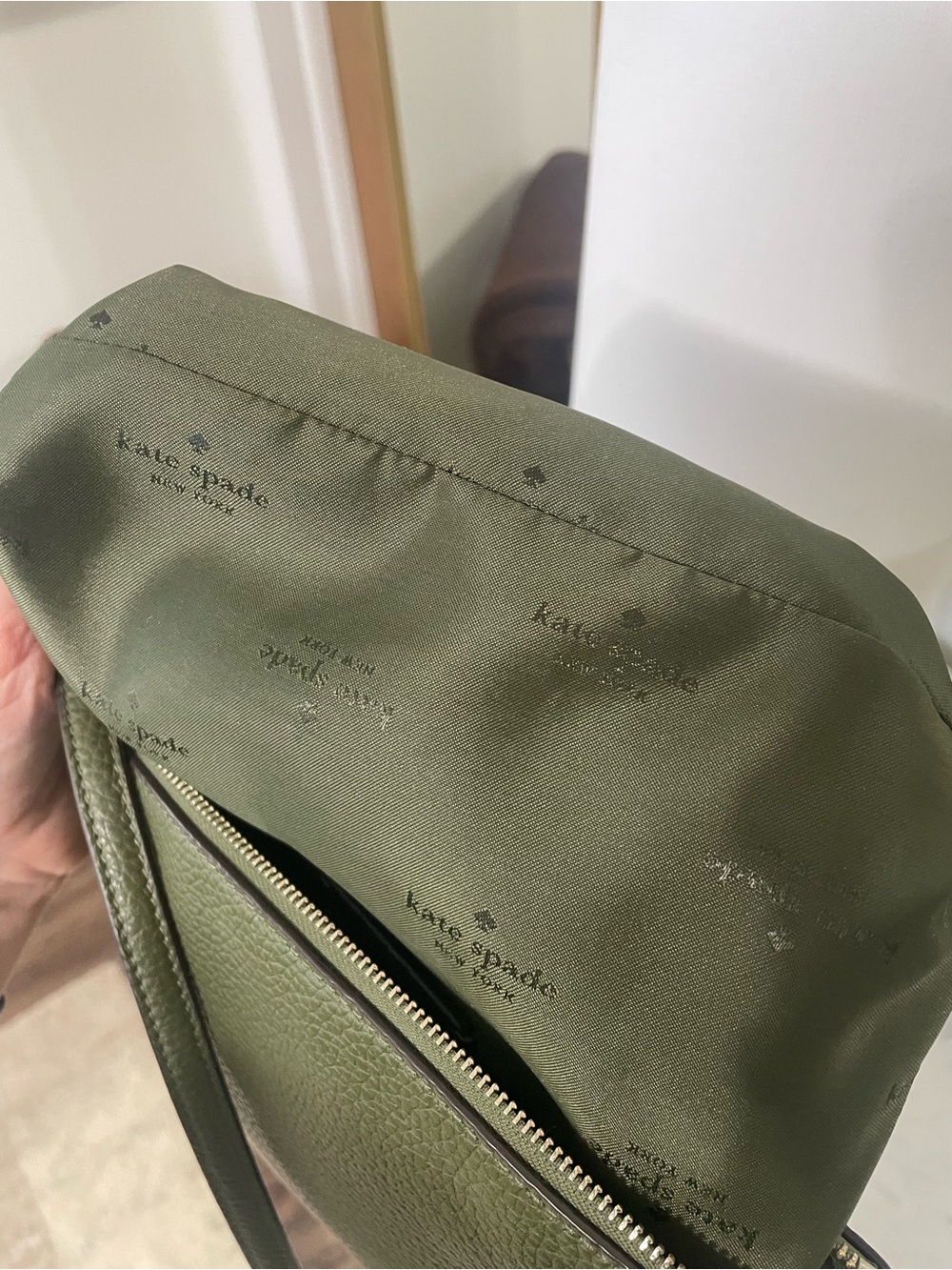 Kate Spade Monica Small Crossbody Bag, Enchanted Green - Picture 10 of 10